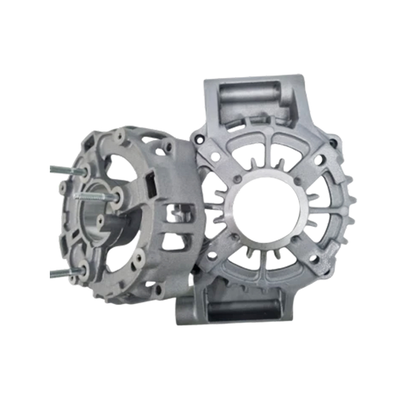 How does the alternator front cover improve the overall equipment protection performance?